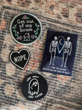 Embroidered Jacket Patches - Bundle